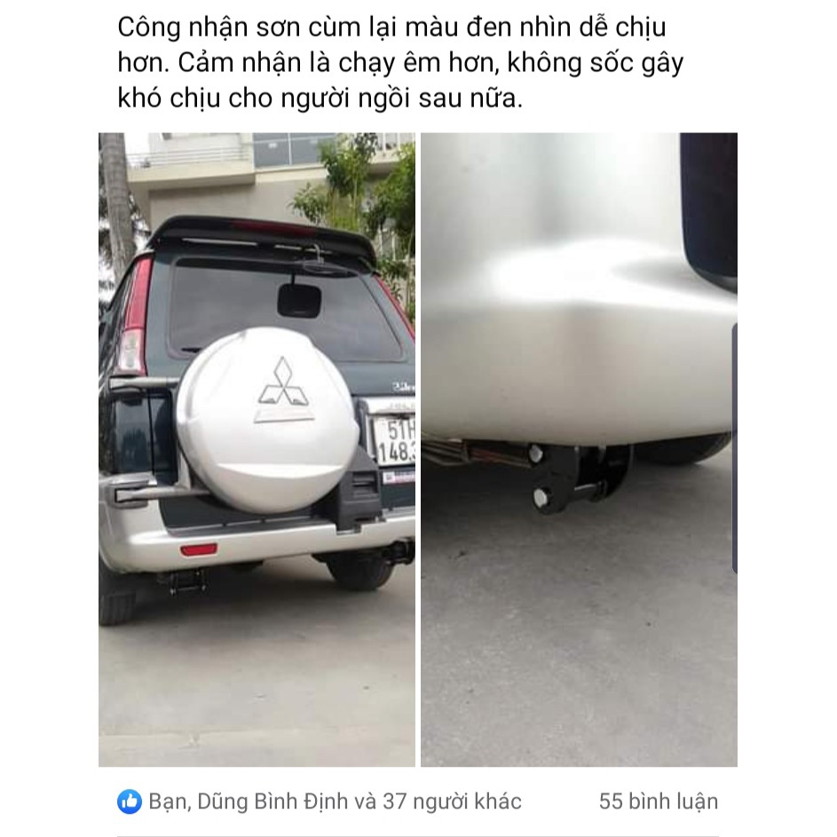 Bộ cùm nhíp độ chống giật, giảm xóc, cải thiện độ êm xe dùng nhíp - JS1 Thailand.
