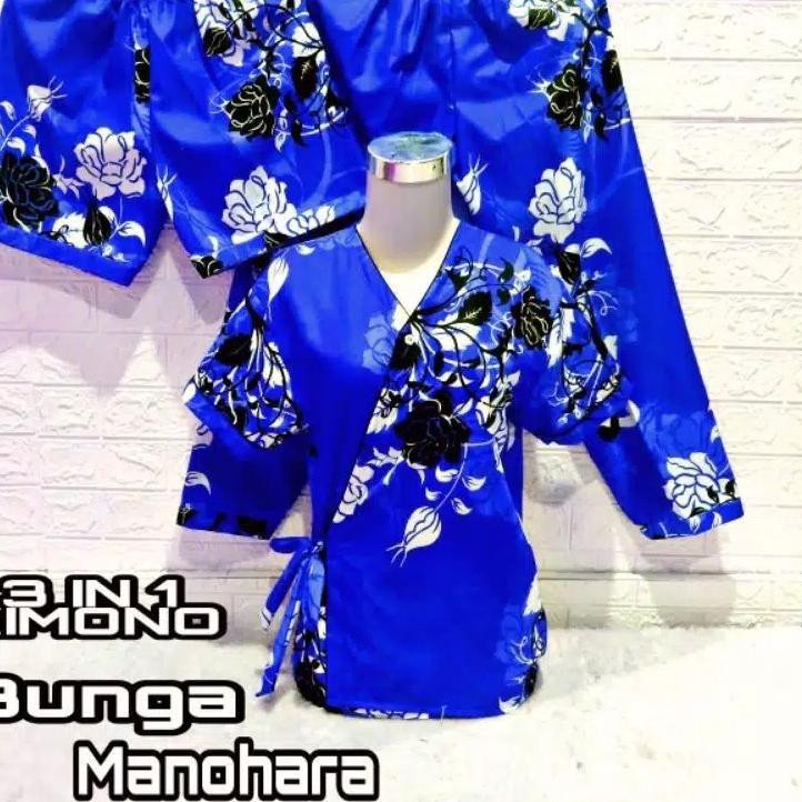 (hàng Mới Về) Bộ 3 Trong 1 Bj-kimono 08 Cho Nữ