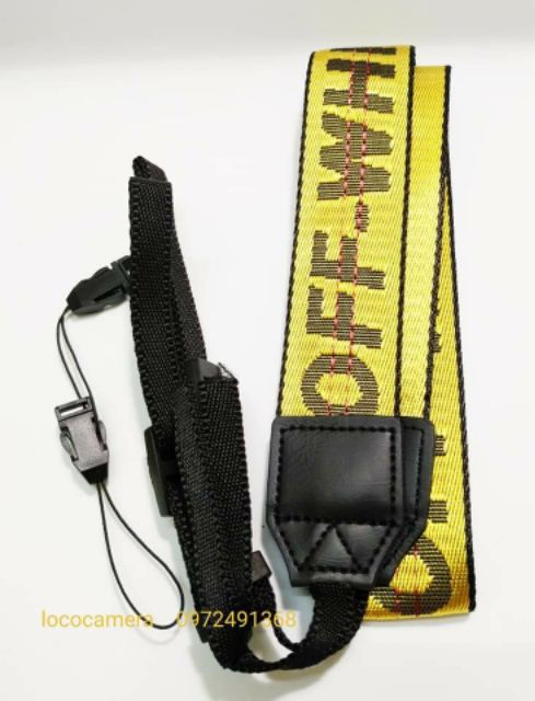 Dây đeo máy ảnh thời trang OFF WHITE