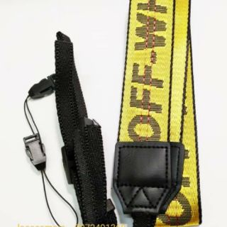 Dây đeo máy ảnh thời trang OFF WHITE