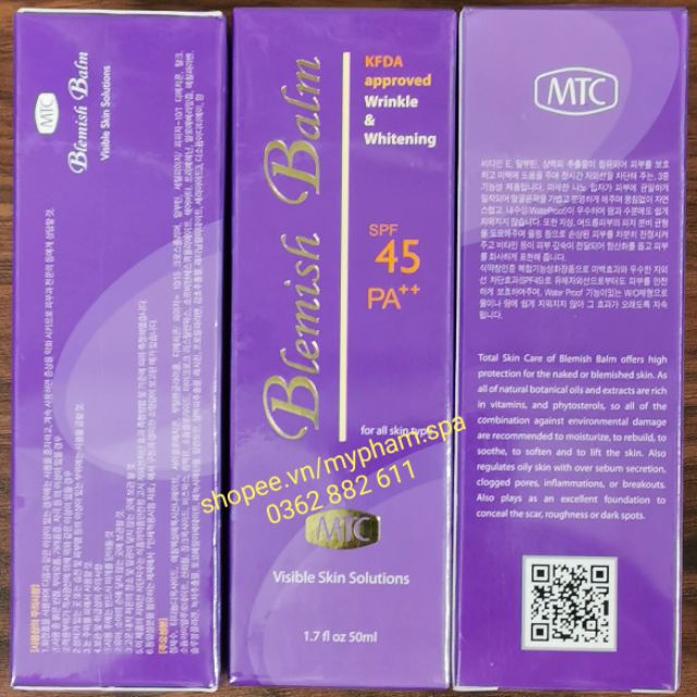 Kem Chống Nắng Blemish Balm

MTC