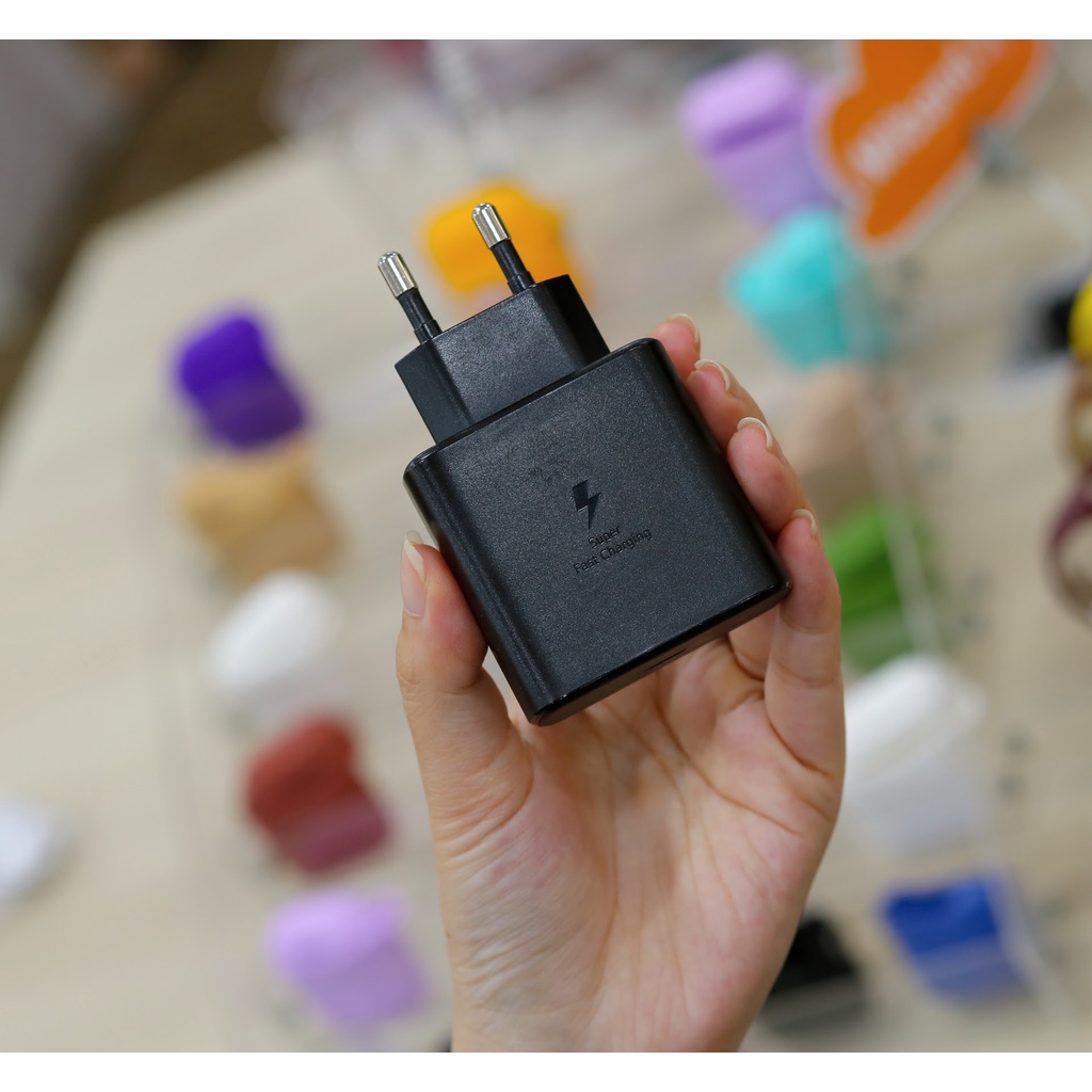 Cốc sạc nhanh Type-C Samsung EP-TA845 45W bóc máy