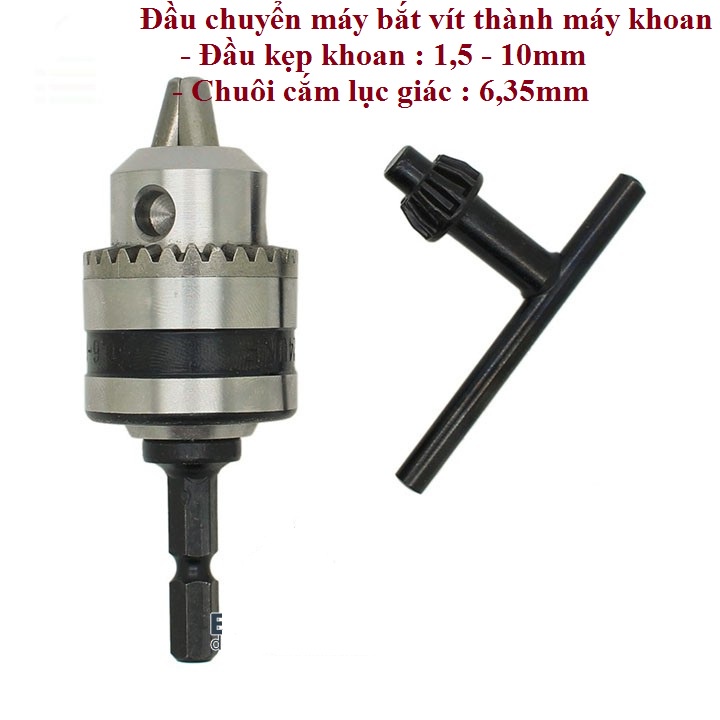Đầu chuyển máy bắt vít thành máy khoan