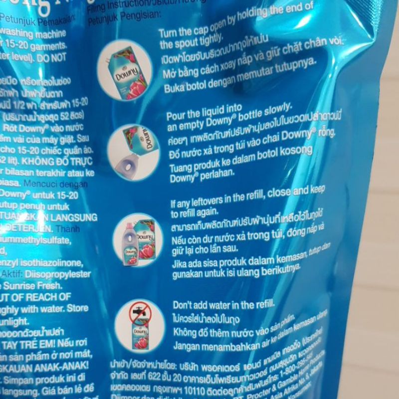 Nước xả vải Downy đậm đặc 1.4/1.5 lít