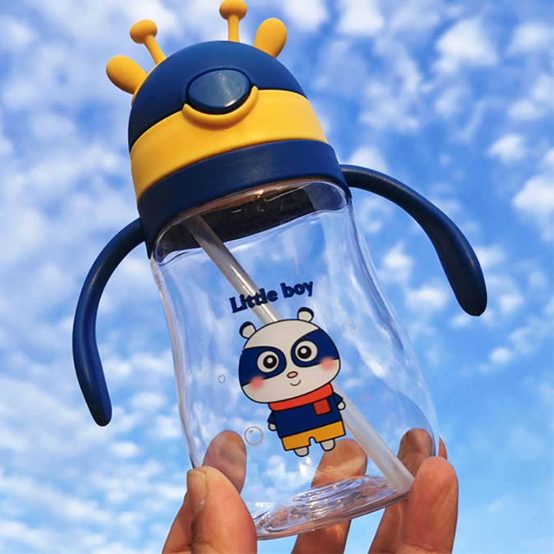 Bình Nước Họa Tiết Hoạt Hình Dễ Thương Cho Bé