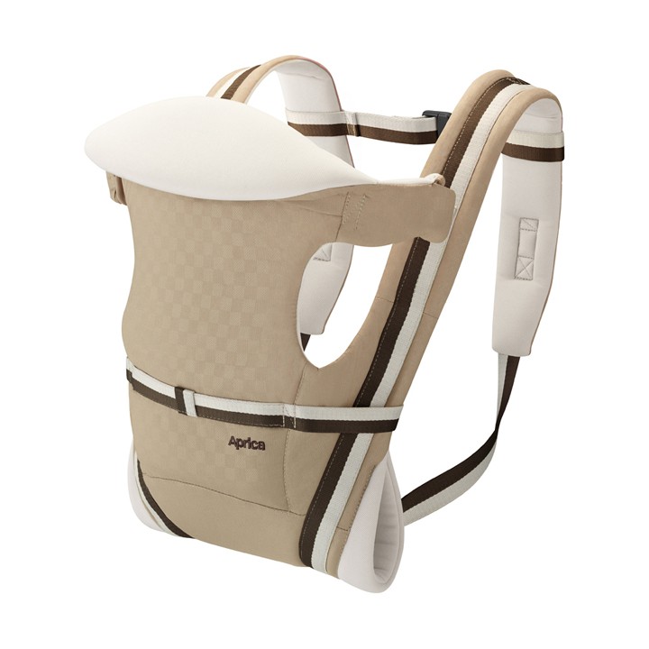 ĐỊU EM BÉ 4 TƯ THẾ LINH HOẠT APRICA PITTA MÀU KEM BEIGE (NHẬT) TỪ SƠ SINH TỚI 15KG