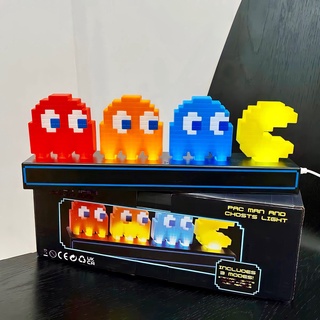  Đèn Decor PACMAN Sáng Theo Nhạc Với Đèn Led Nhiều Màu Cắm Cổng USB Phù Hợp Để Bàn Làm Việc Góc Học Tập