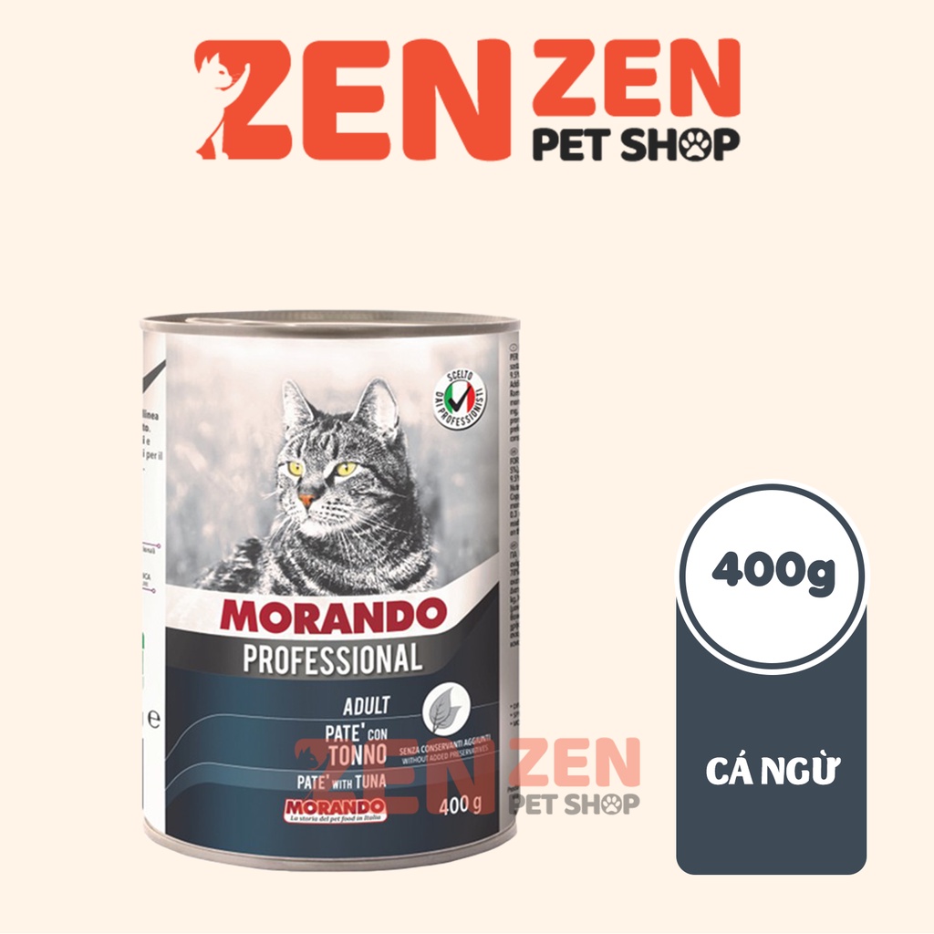 MORANDO pate cho mèo - lon 400g