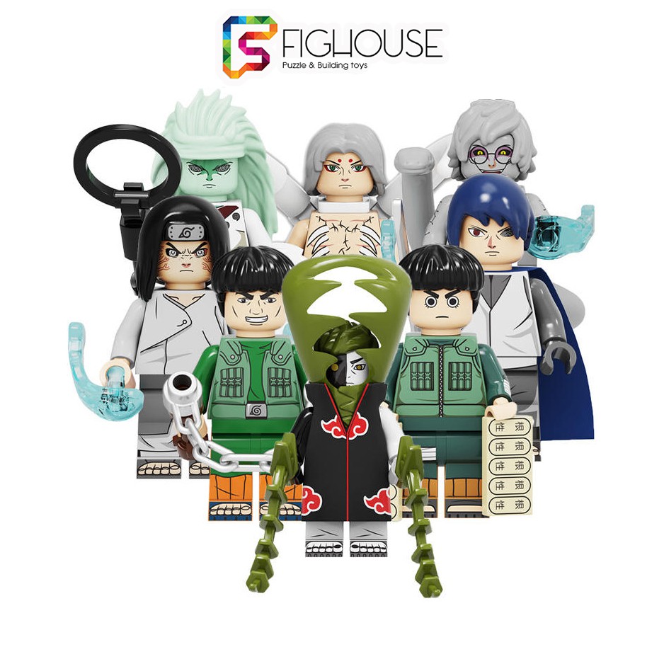 Combo 8 Minifigures NARUTO : Madara , Sasuke , Zetsu - Đồ Chơi Lắp Ráp non-lego KF6126 [C21]