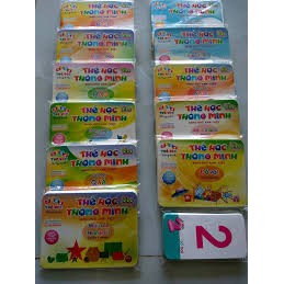 Thẻ học flashcard song ngữ 12 chủ đề cho bé