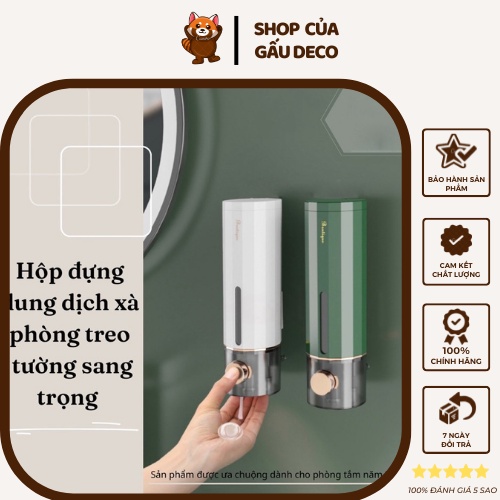 [Sẵn hàng L1] Hộp Đựng Nước Rửa Tay Hộp Đựng đựng Dầu Gội Sữa Tắm Gắn Tường Cho Phòng Tắm Nhà Vệ Sinh,Khách Sạn 550ml