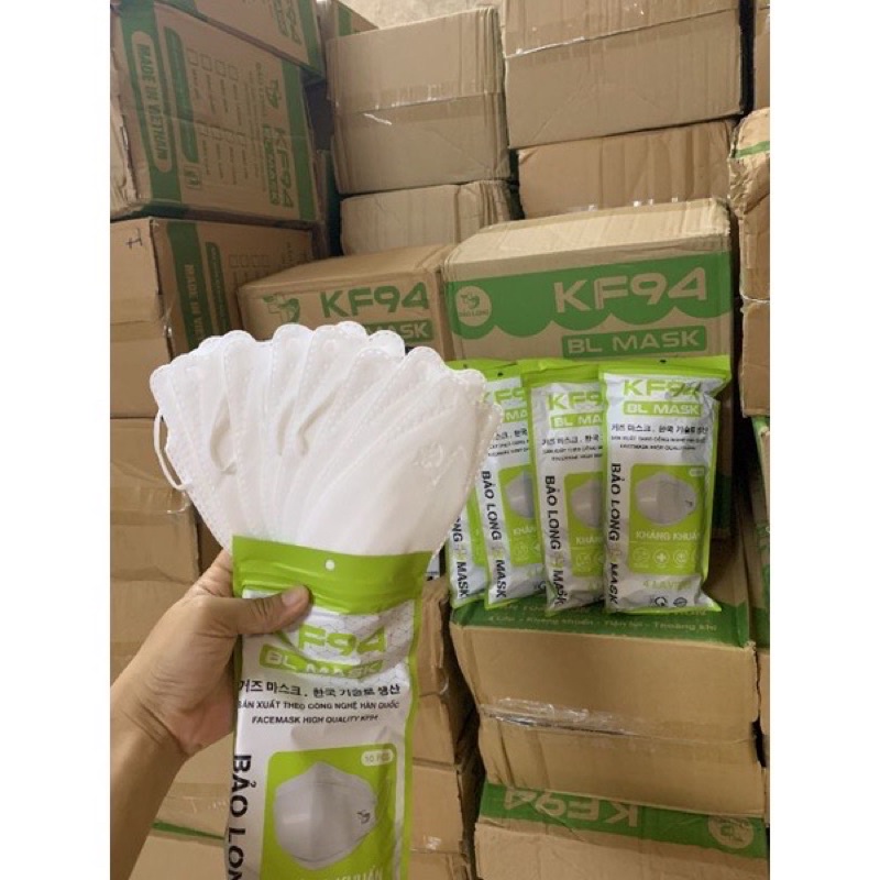 Thùng 300 chiếc khẩu trang kf94 bảo long