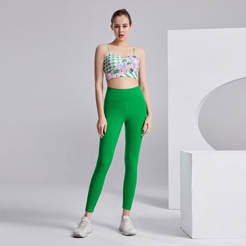 Bộ Tập Yoga Gym Hoạ Tiết 3D Bra-Hoa S31