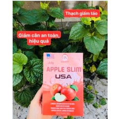 Thạch táo  giảm cân thải mỡ trà táo đốt mỡ detox cơ thể giảm vòng 2 hộp 10 gói