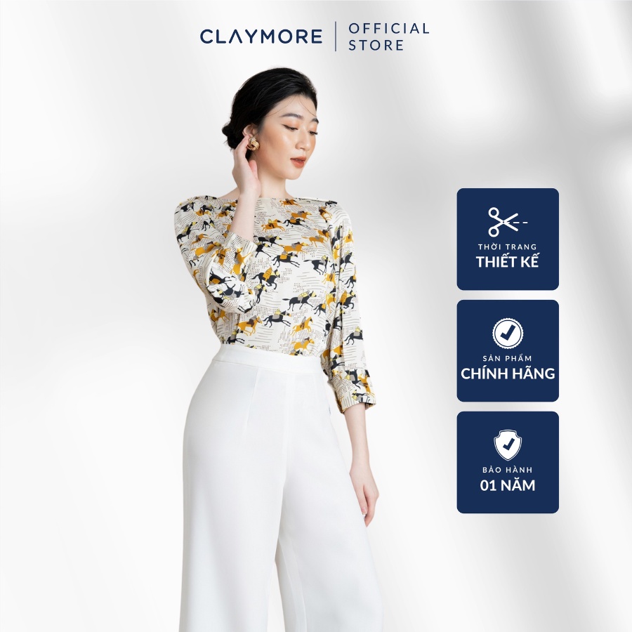 Sơ mi cổ thuyền tay dài CLAYMORE mã C0621W08267LV