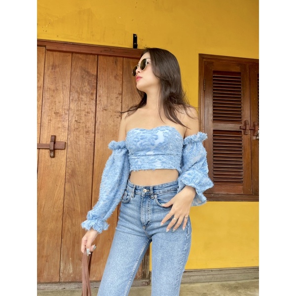 áo cúp ngực tay dài