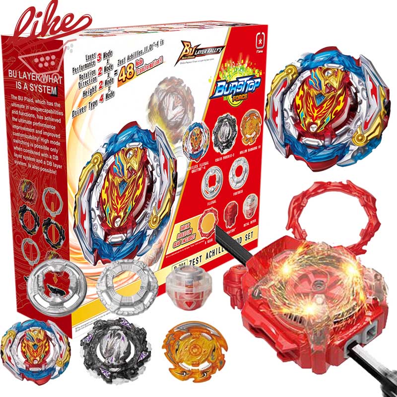Bộ Con Quay Đồ Chơi Beyblade Burst B-201 Zest Achilles B201 B184 LR Launcher Beylauncher Beyblade Burst