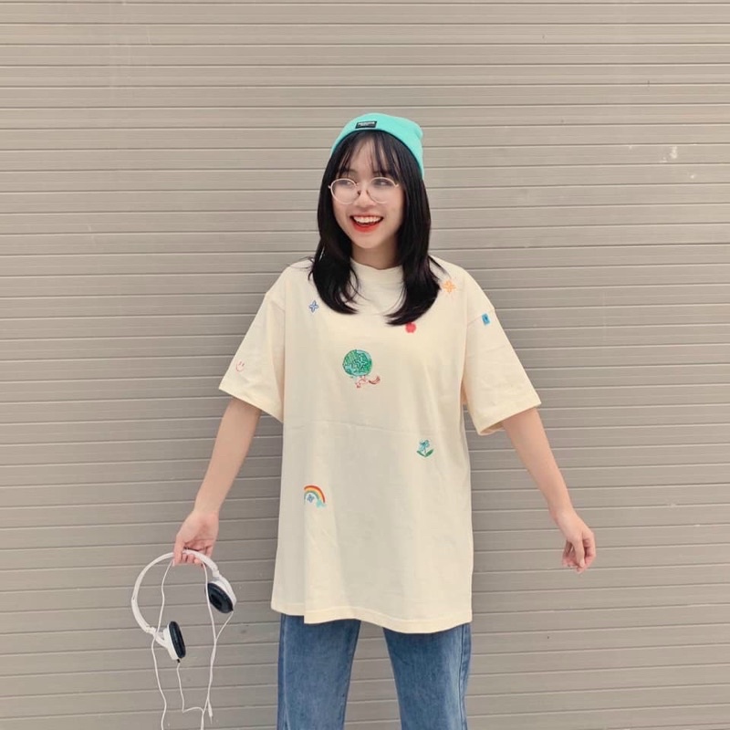 Áo thun Leve Love Màu kem / Nam nữ unisex / Jejul.store