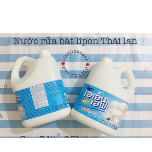 RẺ VÔ ĐỊCHNƯỚC RỬA BÁT HC LIPON 3,6 lít ,CHÍNH HÃNG