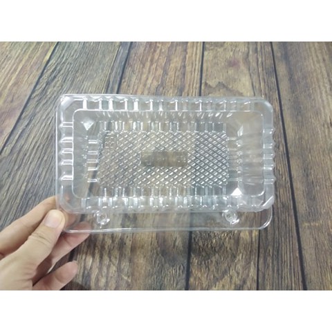COMBO 100 HỘP NHỰA ĐỰNG BÁNH HÌNH CHỮ NHẬT H126, KÍCH THƯỚC 16 X 9 X 7CM