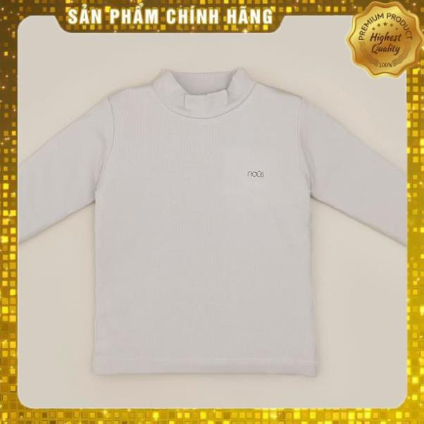 NOUS - Áo Cổ Lọ 3cm Nous Màu Ghi Nhạt Chất Liệu Nu Petit Kháng Khuẩn Mềm Nhẹ Size 3M 6M 9M 12M 18M