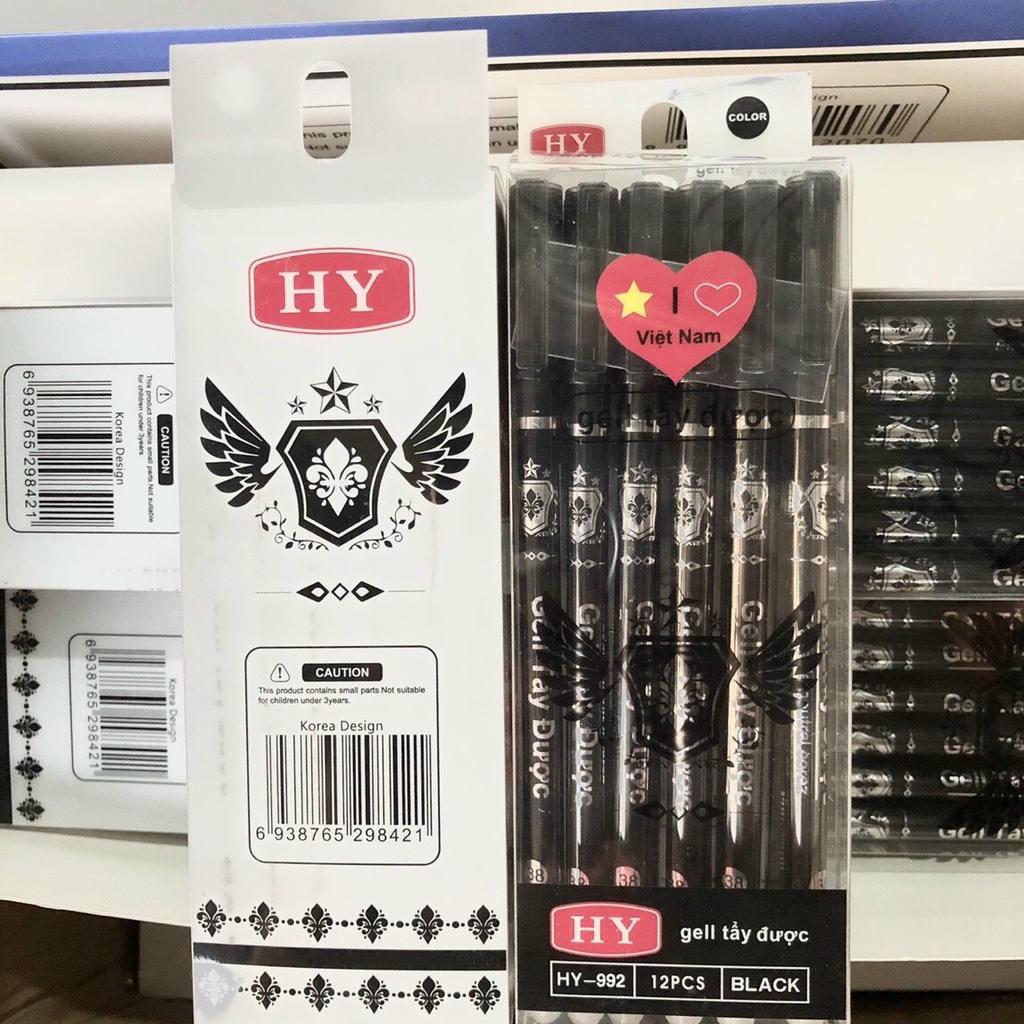 Bút Gel Tẩy Được HY-992 Hộp 12 Chiếc