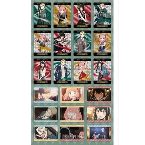 Thẻ nhân phẩm Metal card Spy x Family