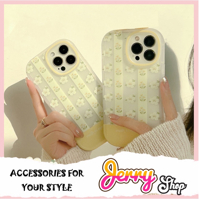Ốp lưng iphone Hoa Nhí Vàng 6/6plus/6s/6splus/7/7plus/8/8plus/x/xr/xs/11/12/13/pro/max/plus/promax-jerry shop