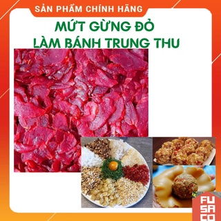 Mứt gừng đỏ làm nhân bánh trung thu thập cẩm