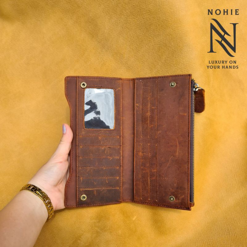 Ví Da bò Sáp- Tặng khắc Tên Miễn phí