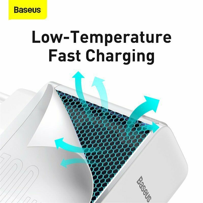 Bộ sạc Baseus 100W, Bộ sạc siêu nhanh Baseus GaN2 Fast Charger 1C 100W