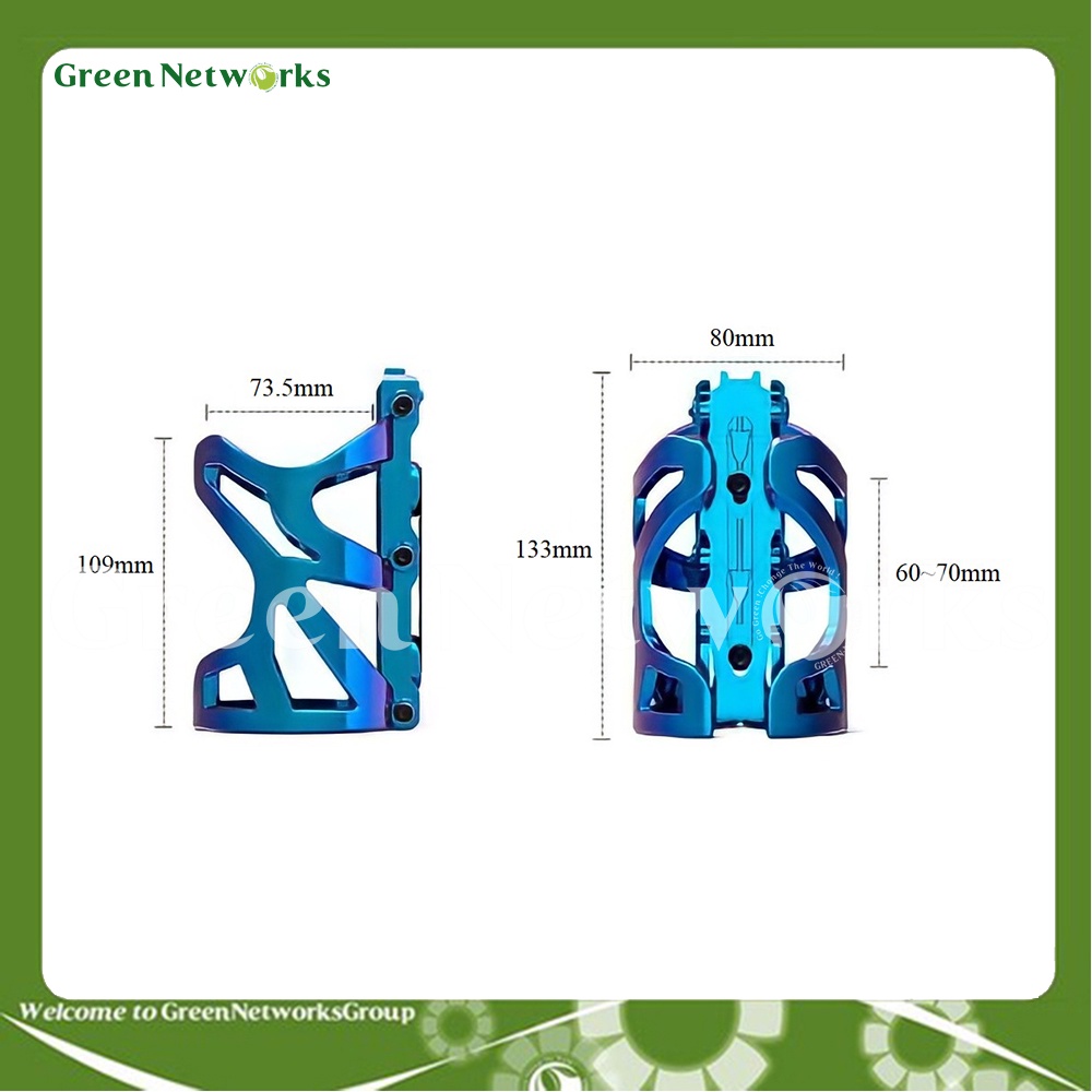 Giá đỡ bình nước 7 màu gắn ghi đông xe máy GreenNetworks