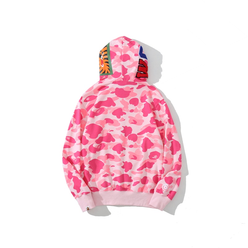 Áo Jacket Bape màu hường và đỏ hàng cao cấp ss2022
