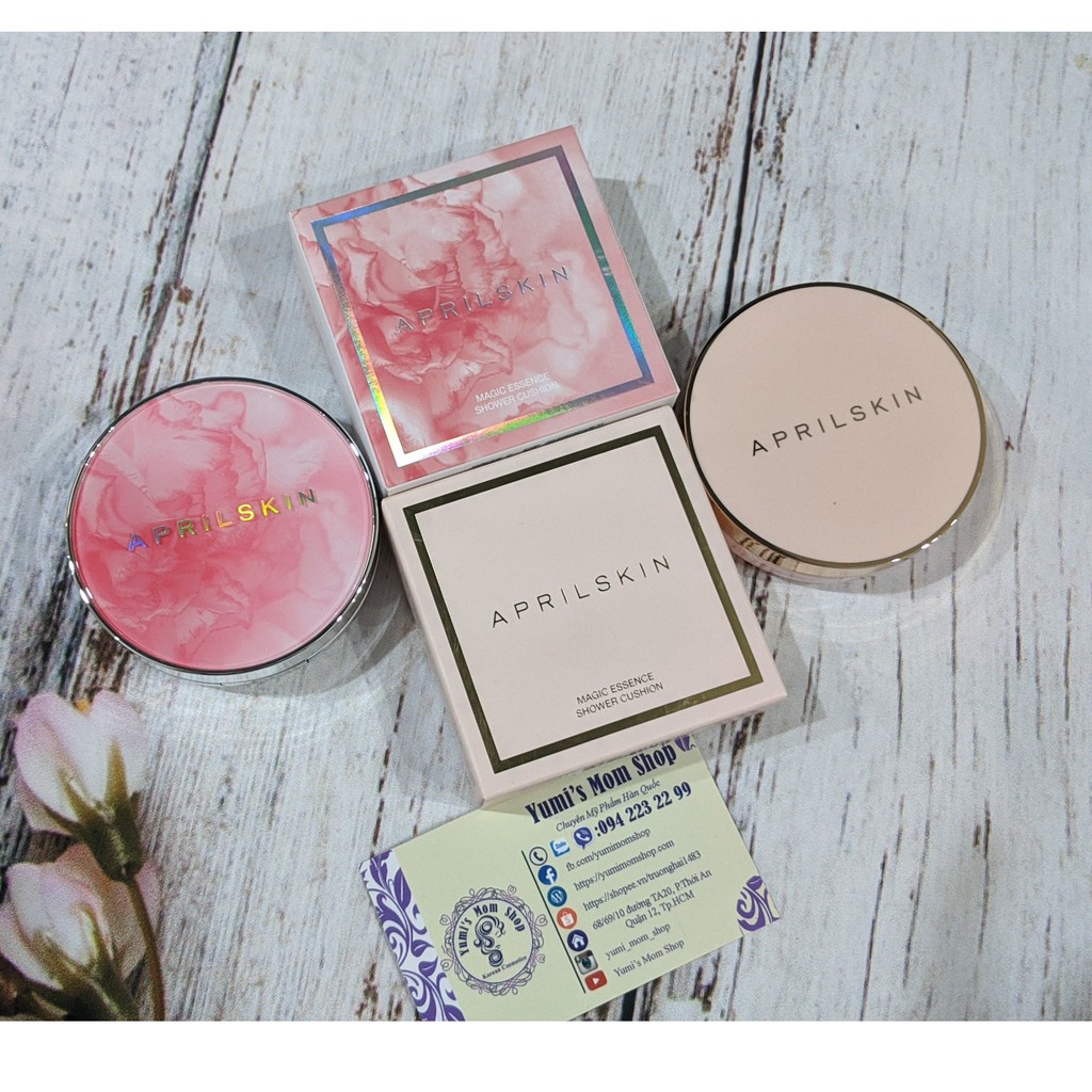 Phấn nước APRIL SKIN MAGIC ESSENCE SHOWER CUSHION | BigBuy360 - bigbuy360.vn