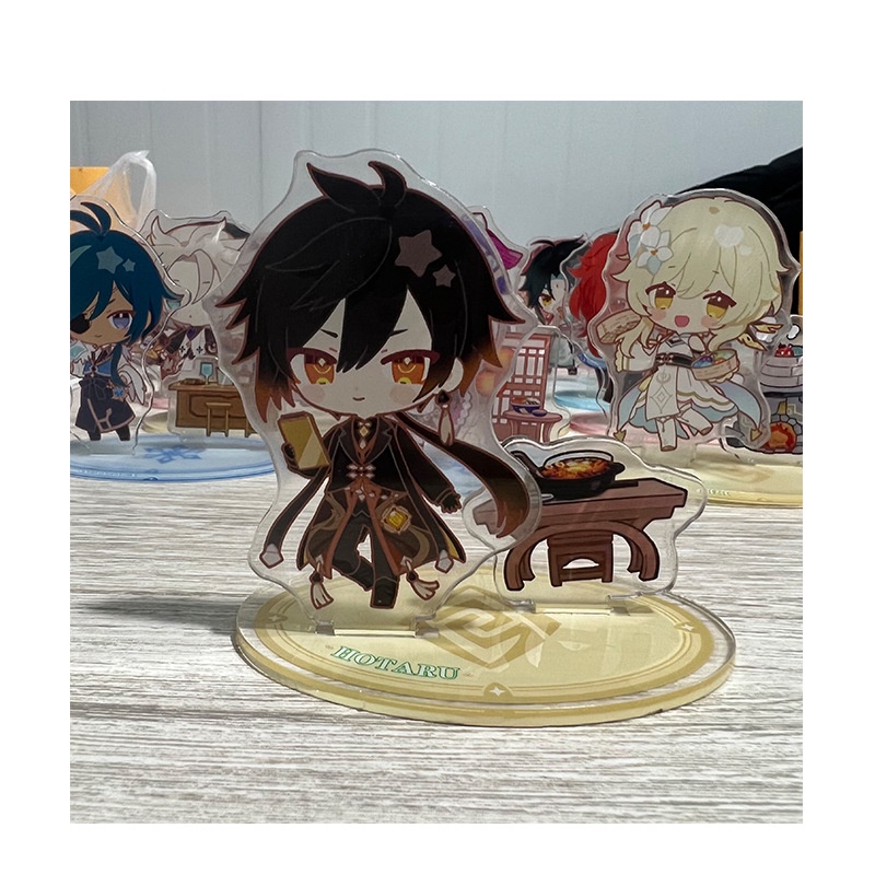 (Mini 2 Mảnh) Mô hình Standee Genshin Impact ver Sweets Paradise QUÁN ĂN acrylic standee game mica chibi