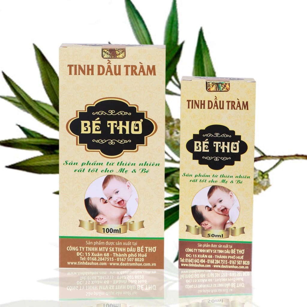Tinh dầu tràm huế nguyên chất 100% bé thơ