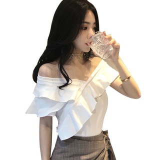 Áo thun nữ lệch vai dáng ôm