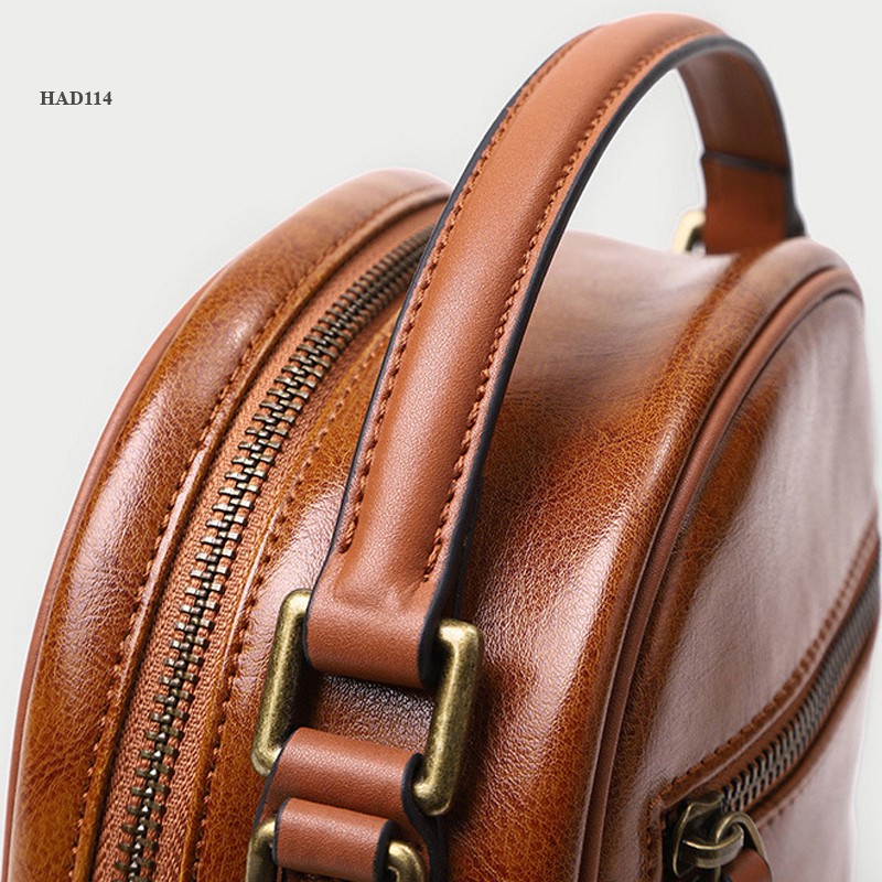 Samdo: Balo kiêm túi xách nữ da thật cao cấp  - Chính hãng Huada - túi mini trẻ trung công sở đi làm, đi chơi HAD114