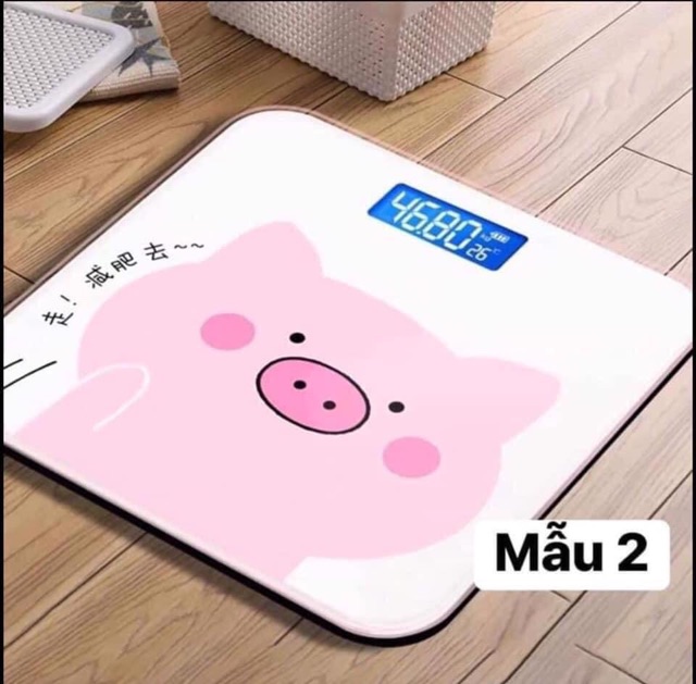 Cân điện tử sức khoẻ hình lợn hồng PINK PIG siêu yêu