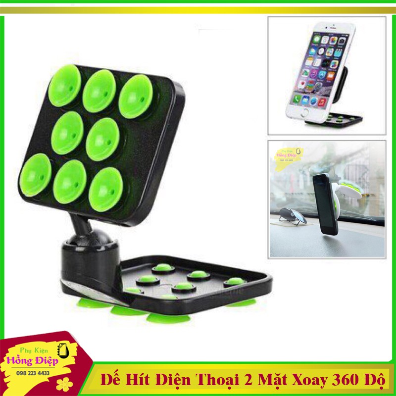 Đế Hít Điện Thoại 2 Mặt Xoay 360 Độ Tiện Lợi