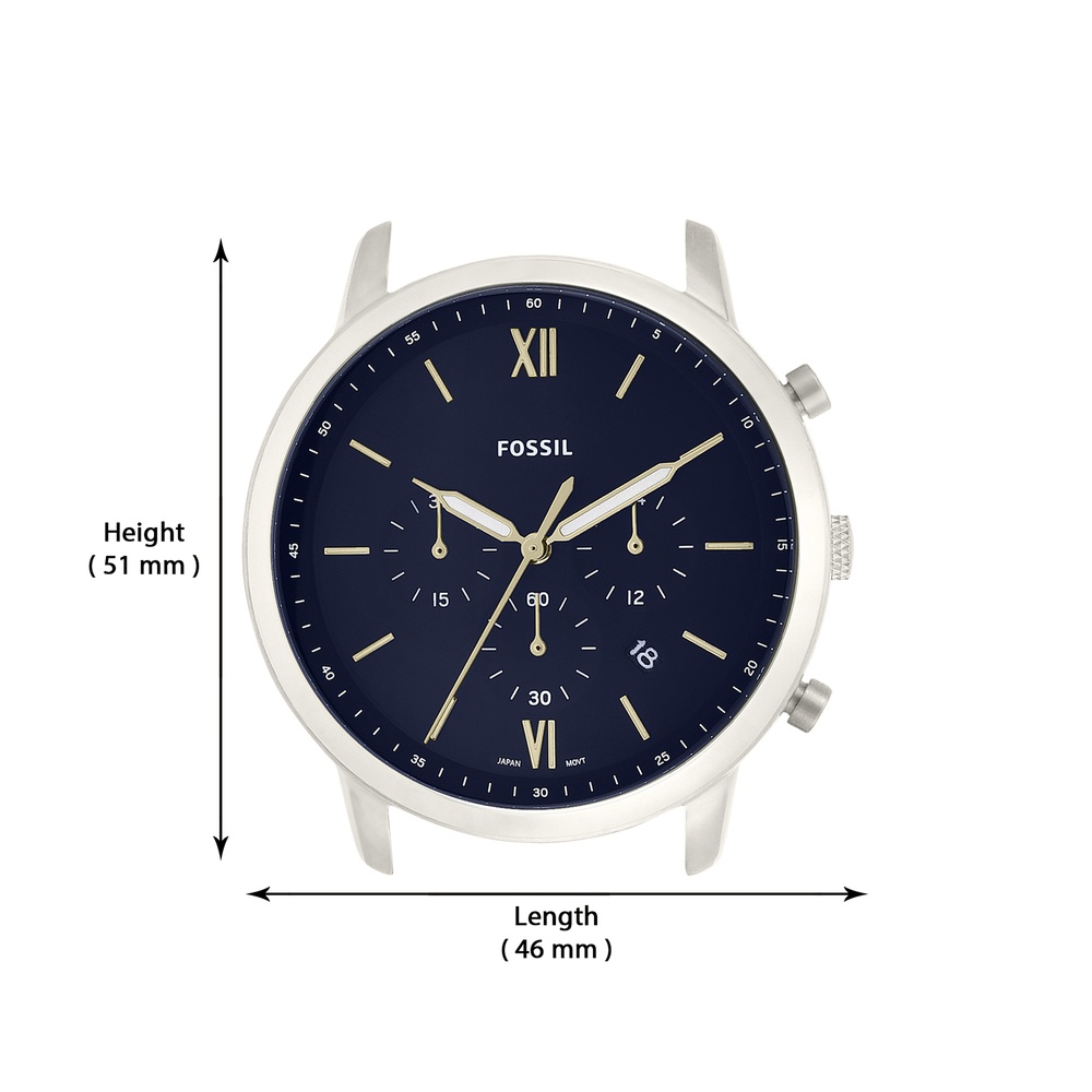 Đồng hồ nam Fossil NEUTRA CHRONO dây da FS5453- màu nâu