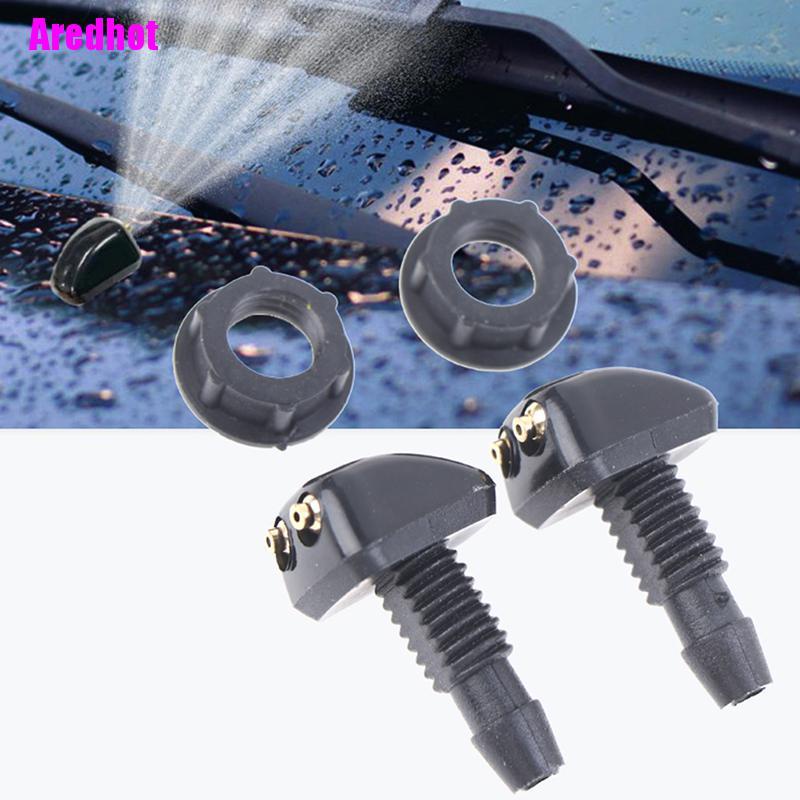 Set 2 vòi phun nước rửa kính chắn gió phía trước thông dụng