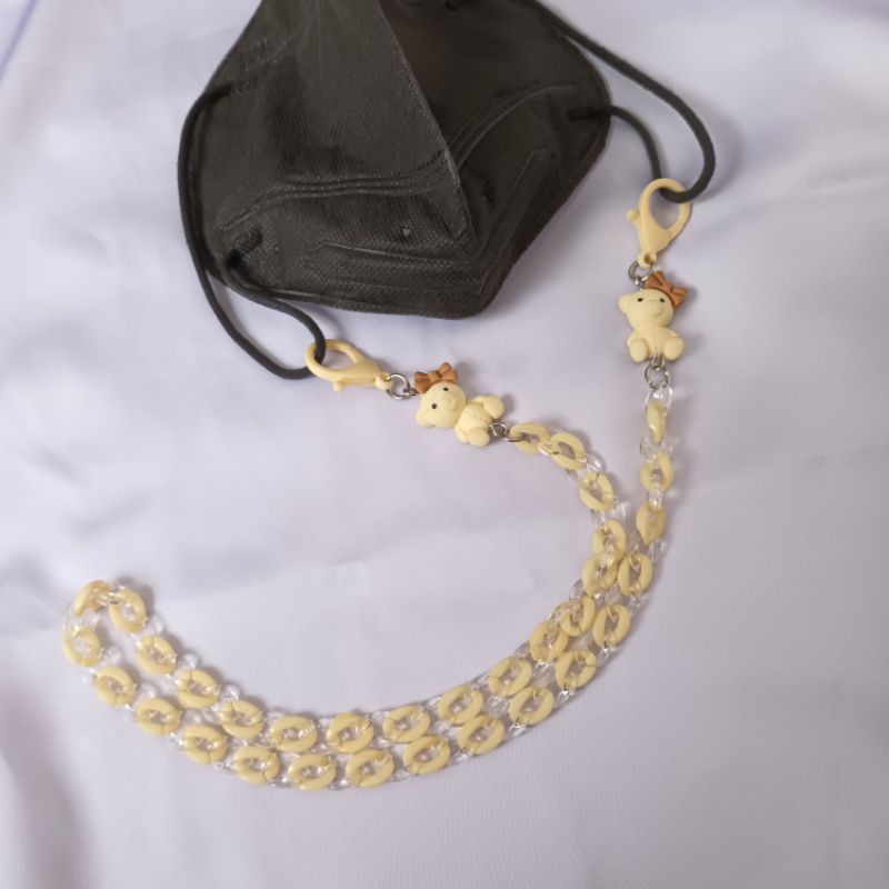 Dây đeo khẩu trang chống rớt kiểu Hàn hình gấu dễ thương mã DG23