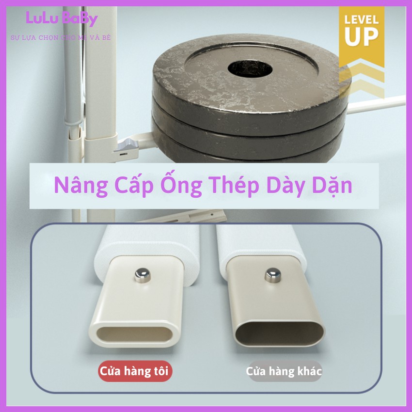 { Freeship } Thanh Chắn Giường BELLY BABY Cao Cấp Điều Chỉnh Độ Cao ( 1 Hộp 1 Thanh )