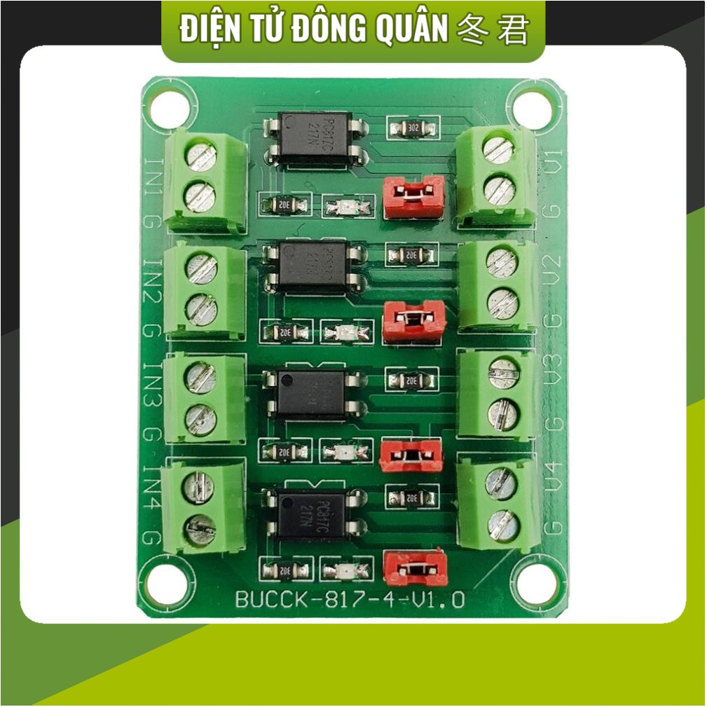 [HCM] Mạch Opto Cách Ly PC817 2 Kênh - 4 Kênh [ĐIỆN TỬ]