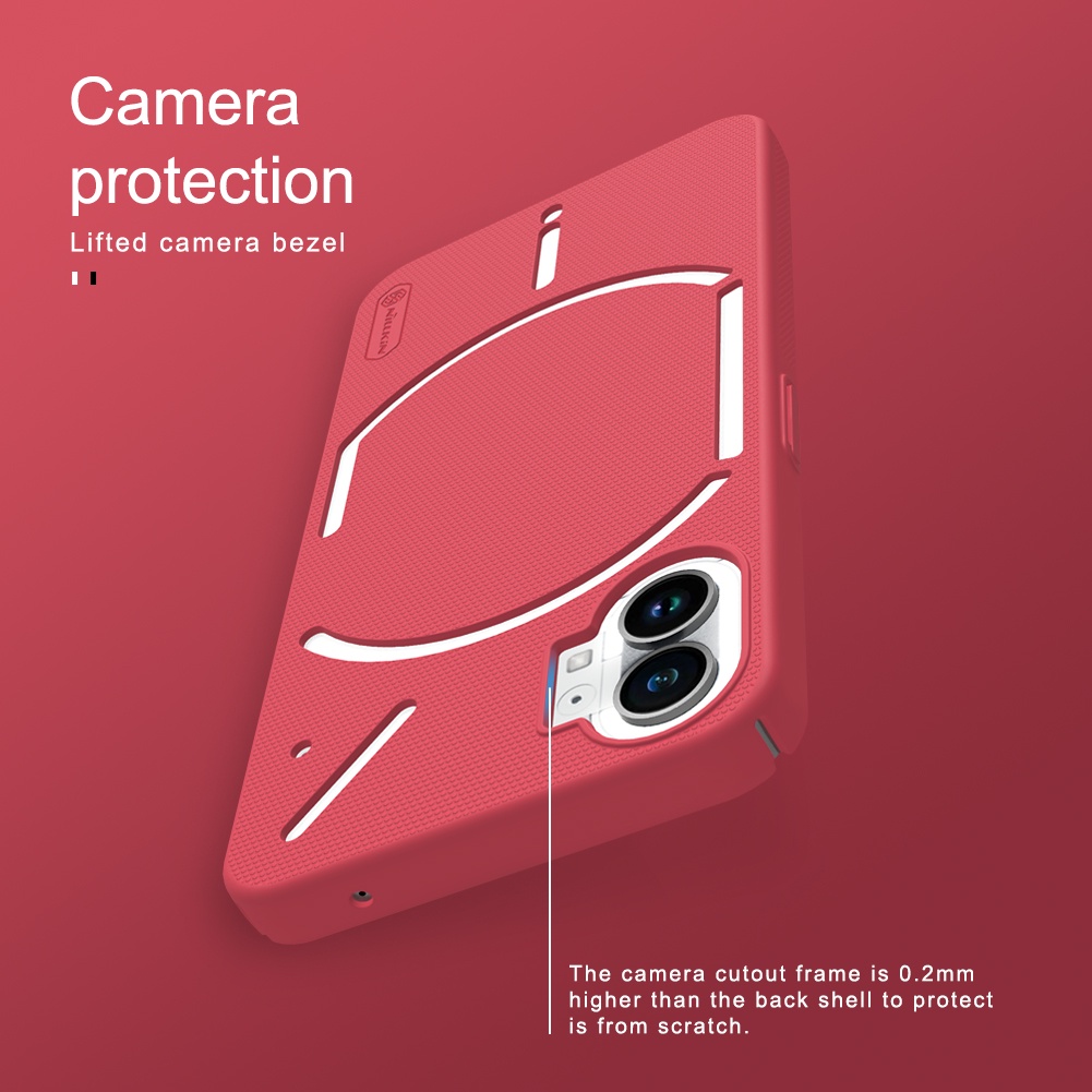 Ốp Điện Thoại Nillkin Bằng PC Cứng Siêu Mỏng Mặt Nhám Chống Sốc / Dấu Vân Tay Cho Iphone 1