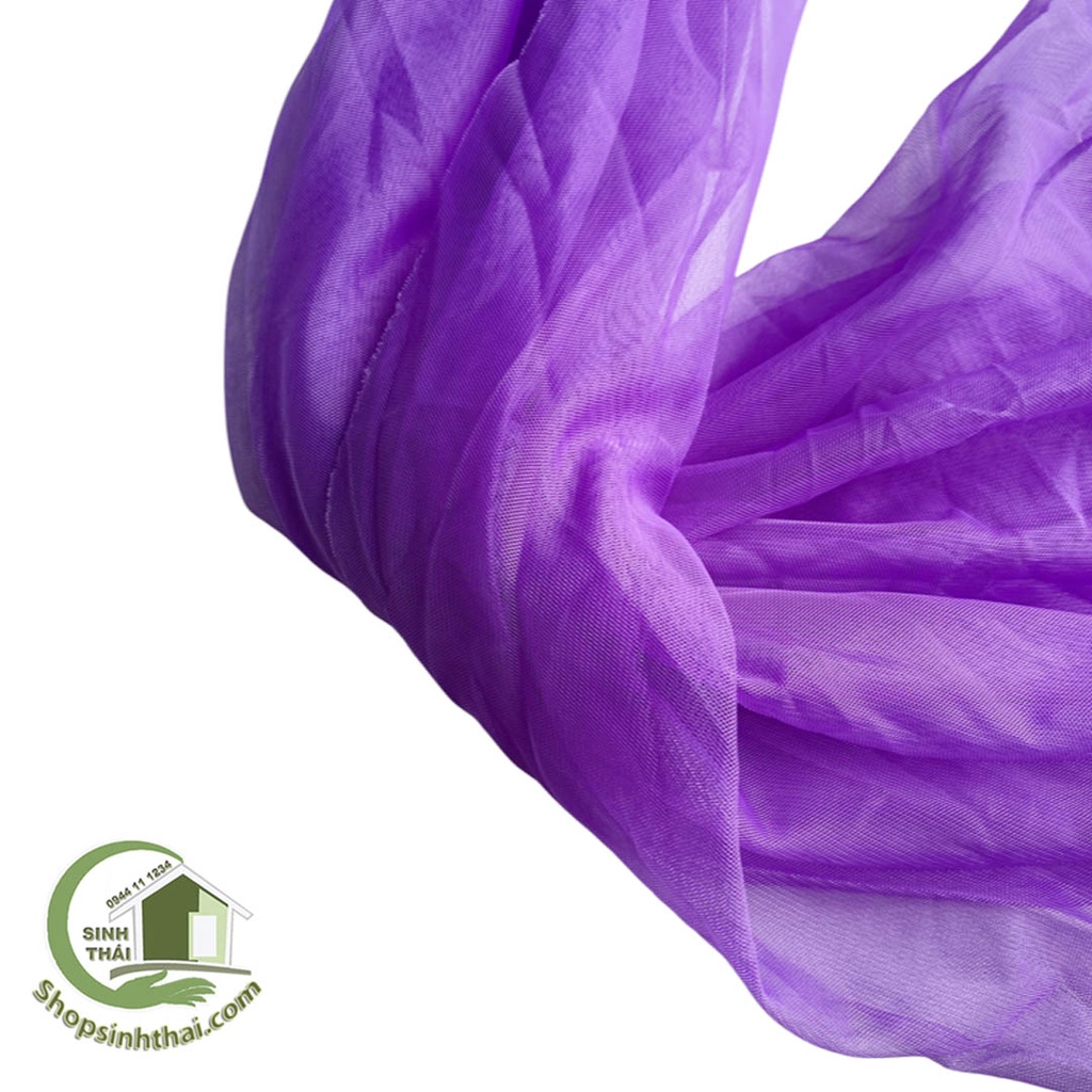 Vải voan màu tím