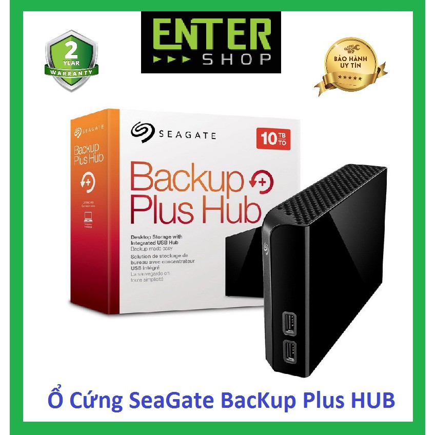 [Mã ELMS5TR giảm 5% đơn 5TR] Ổ cứng di động Seagate Backup Plus HUB 10TB