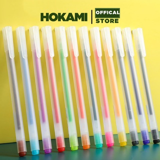 Bút bi nước mực gel - Bút gel ngòi 0.5mm nhiều màu giá rẻ - văn phòng phẩm - (lẻ 1 chiếc)