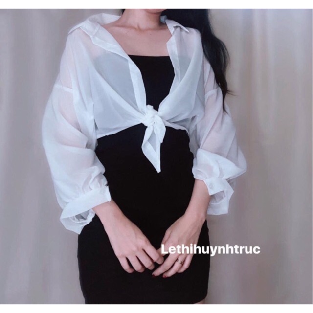 Set áo sơ mi + đầm body
